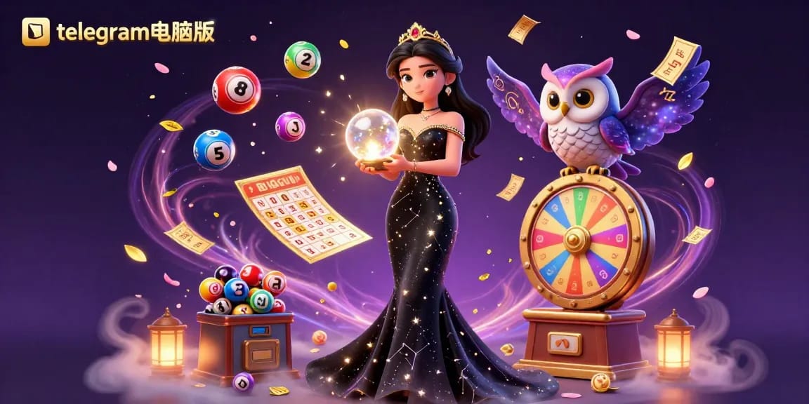 通过telegram电脑版与充满活力的赌博世界互动，充满生机的彩票球和神秘角色碰撞。
