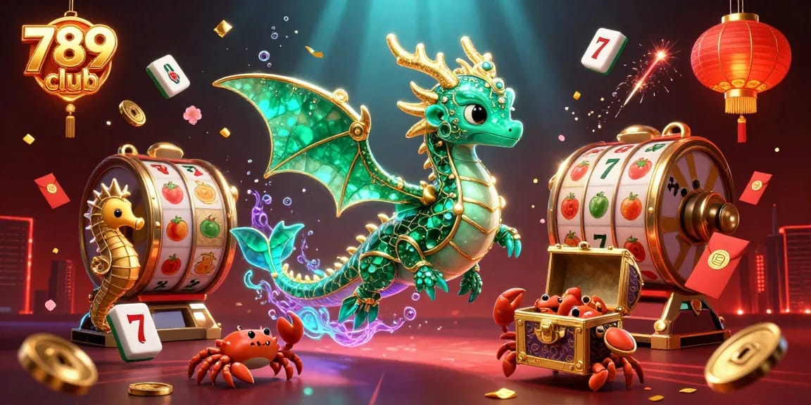 Spin the reels at 789 club while surrounded by vibrant treasures and immersive entertainment elements.