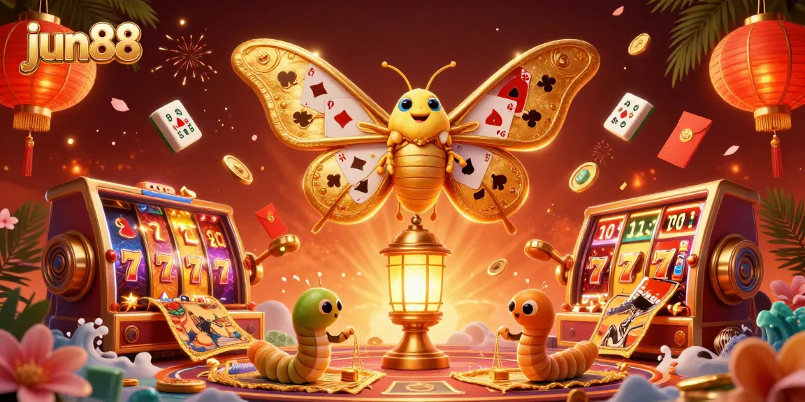 Experience winning strategies at jun88 with this vibrant 3D casino digital illustration showcasing exciting gaming elements.