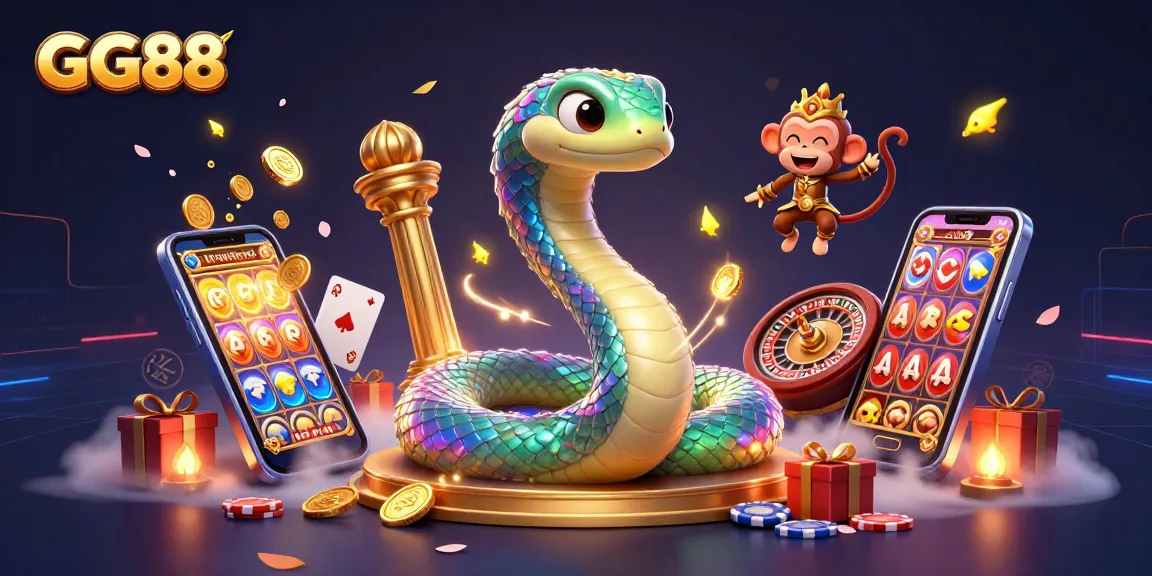 Experience thrilling gameplay at GG88 with a vibrant 3D casino scene full of excitement and rewards.